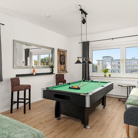 Homely-Apartment Manhattanart, Zentral, Parkplatz, Billard,Ps4, Dart, Balkon Bielefeld Extérieur photo