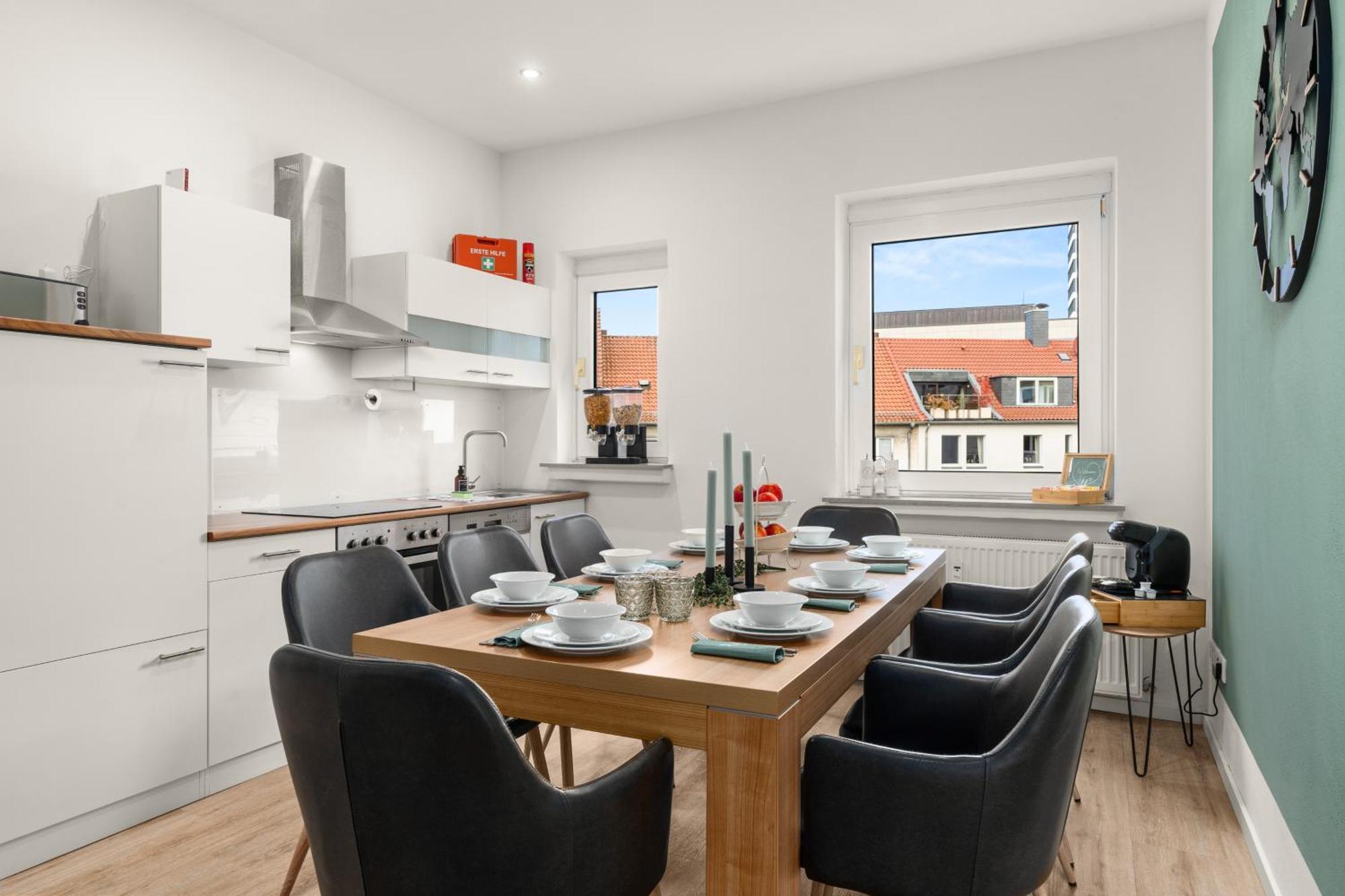 Homely-Apartment Manhattanart, Zentral, Parkplatz, Billard,Ps4, Dart, Balkon Bielefeld Extérieur photo