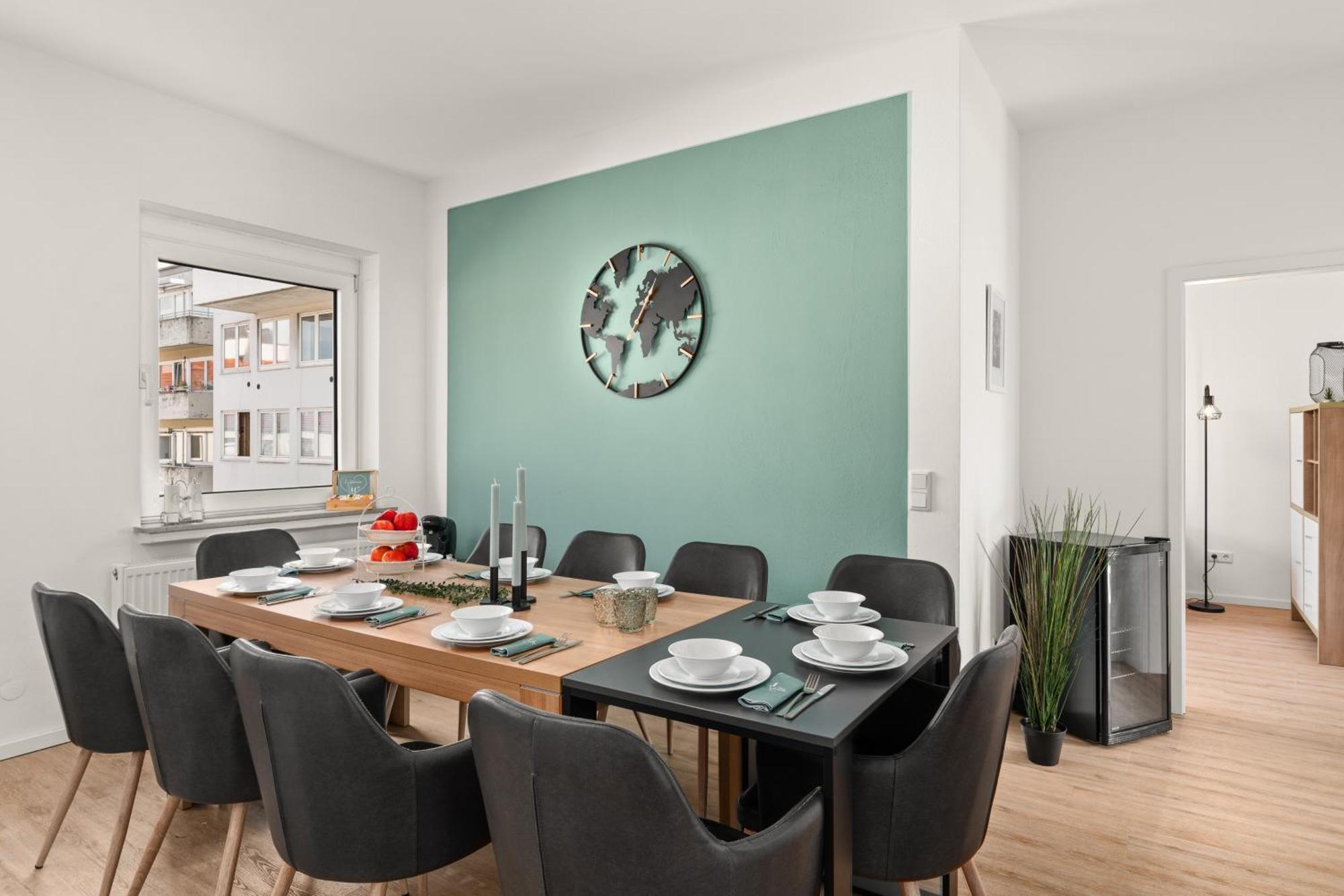 Homely-Apartment Manhattanart, Zentral, Parkplatz, Billard,Ps4, Dart, Balkon Bielefeld Extérieur photo