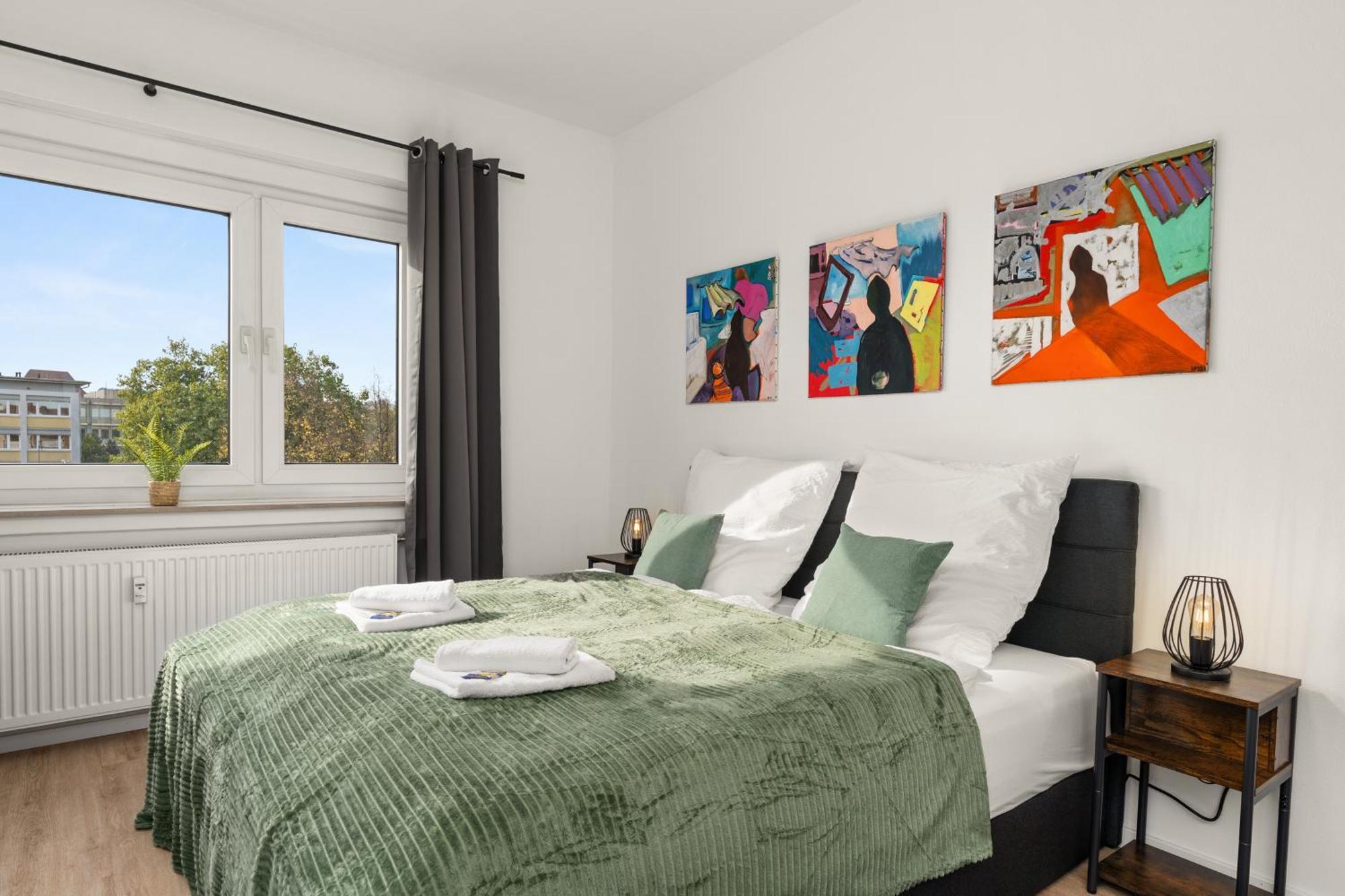Homely-Apartment Manhattanart, Zentral, Parkplatz, Billard,Ps4, Dart, Balkon Bielefeld Extérieur photo